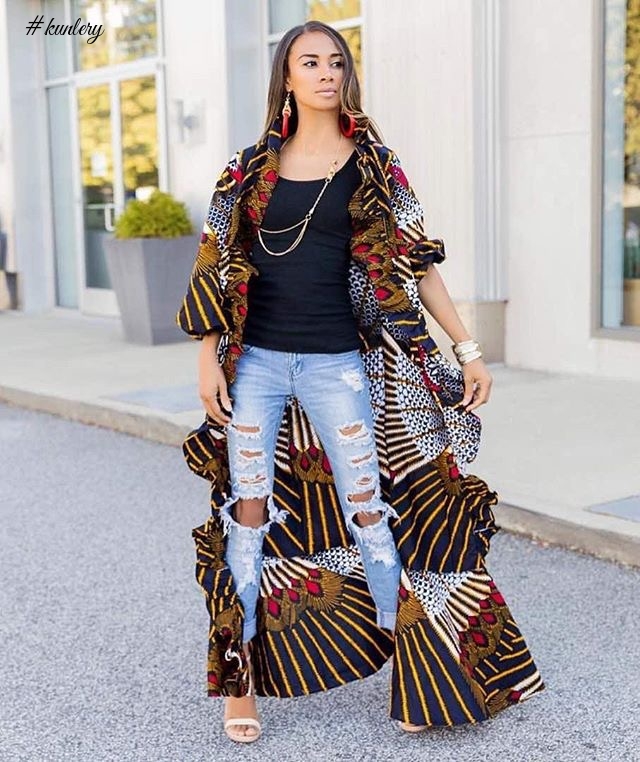 CHECK OUT THESE ANKARA KIMONO STYLES