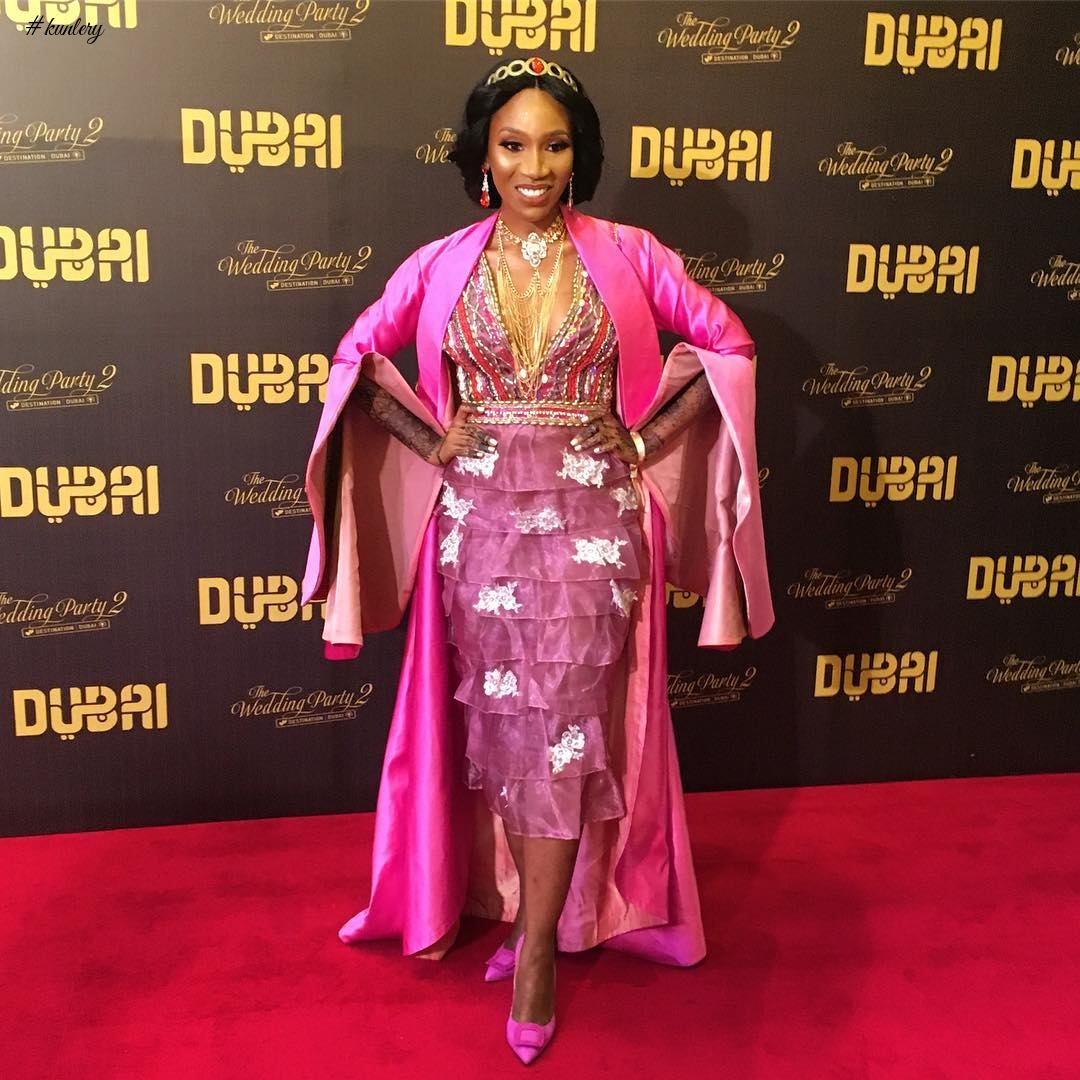 Adesua Etomi, Omotola Jalade, More At The Premiere Of The Wedding Party 2: Destination Dubai