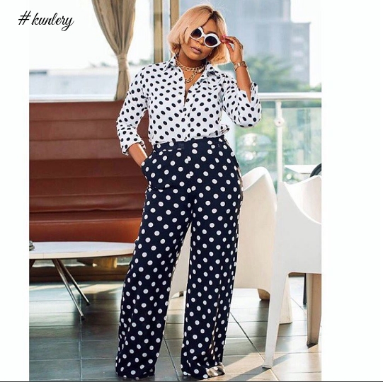 Look Of The Day – Polka Dot Princess: Aderonke Adefalujo (therealrhonkefella)