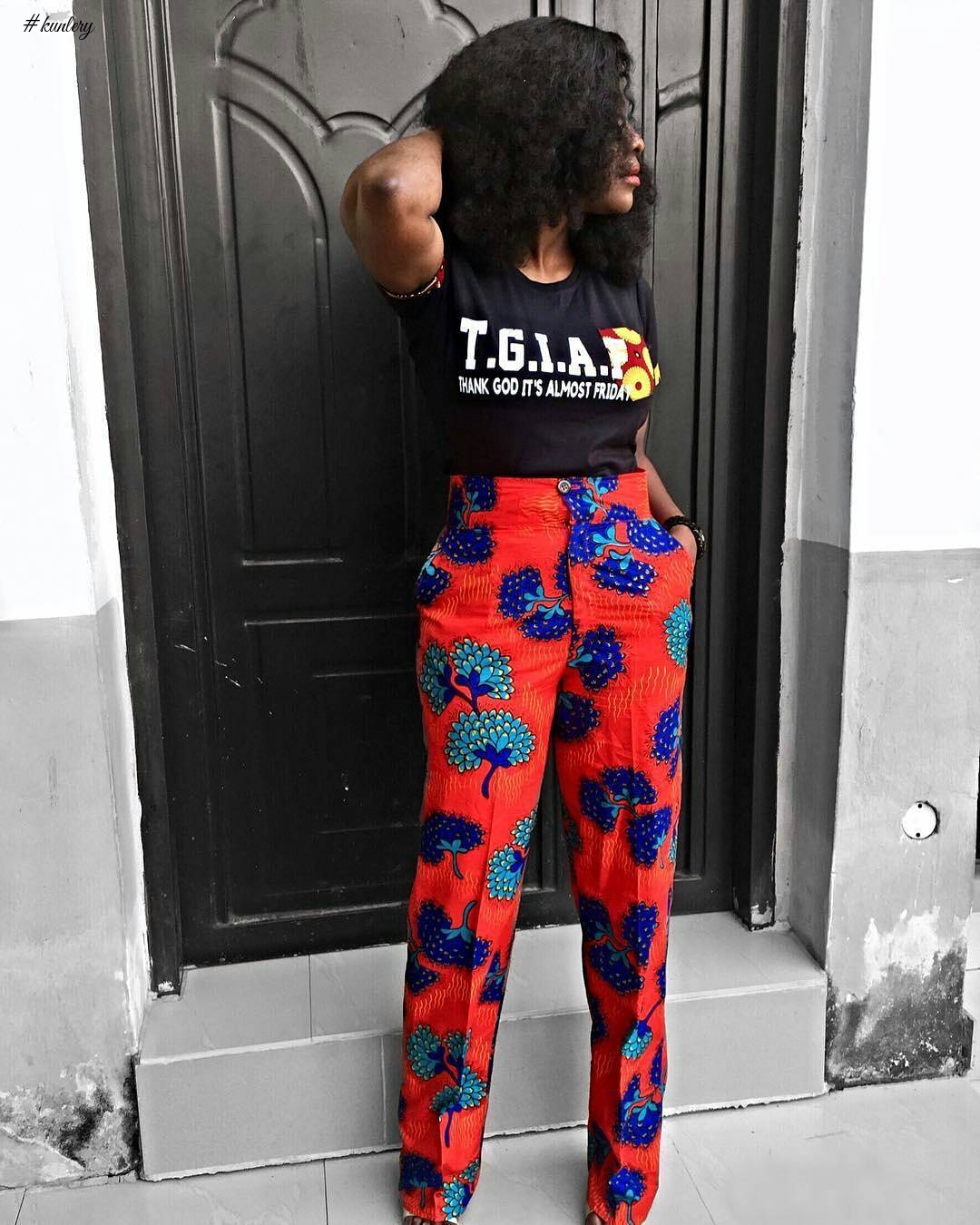 BE MODEST AND FABULOUS TIS SEASON IN LATEST ANKARA PANT