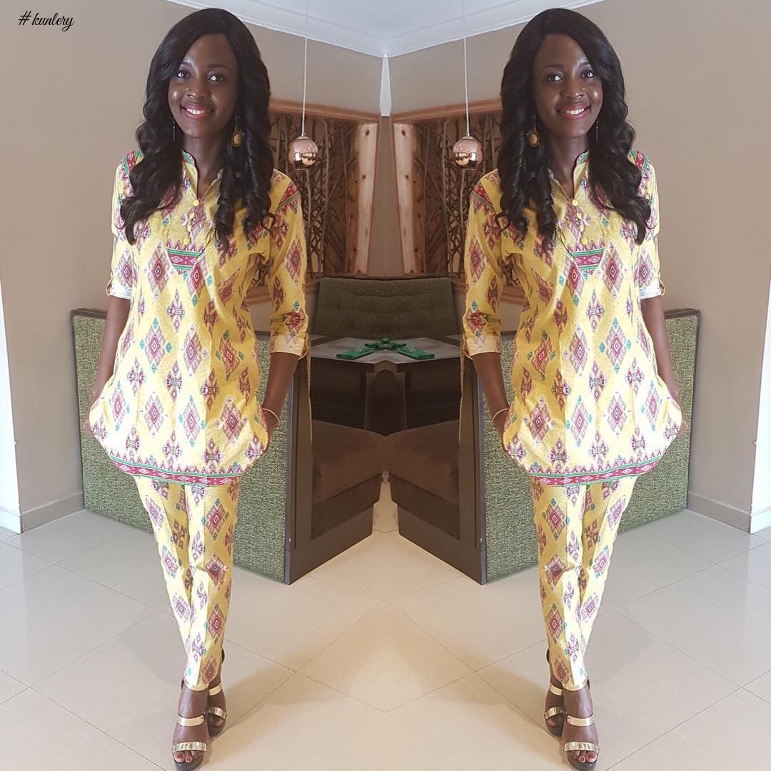 BE MODEST AND FABULOUS TIS SEASON IN LATEST ANKARA PANT