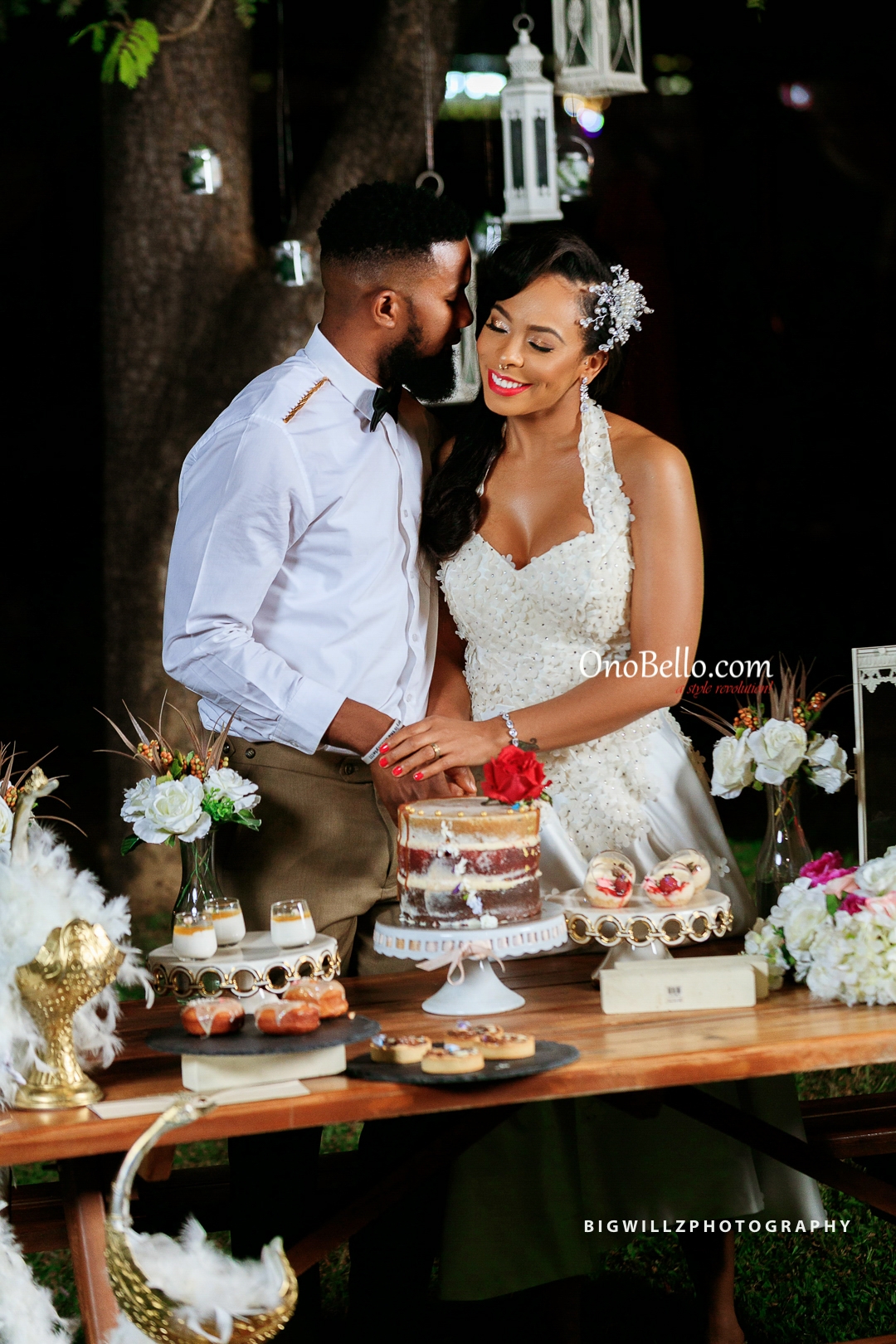 Enchanting! Tboss & DJ TTB Star In This Romantic Vintage After-Dusk Wedding Styled Shoot