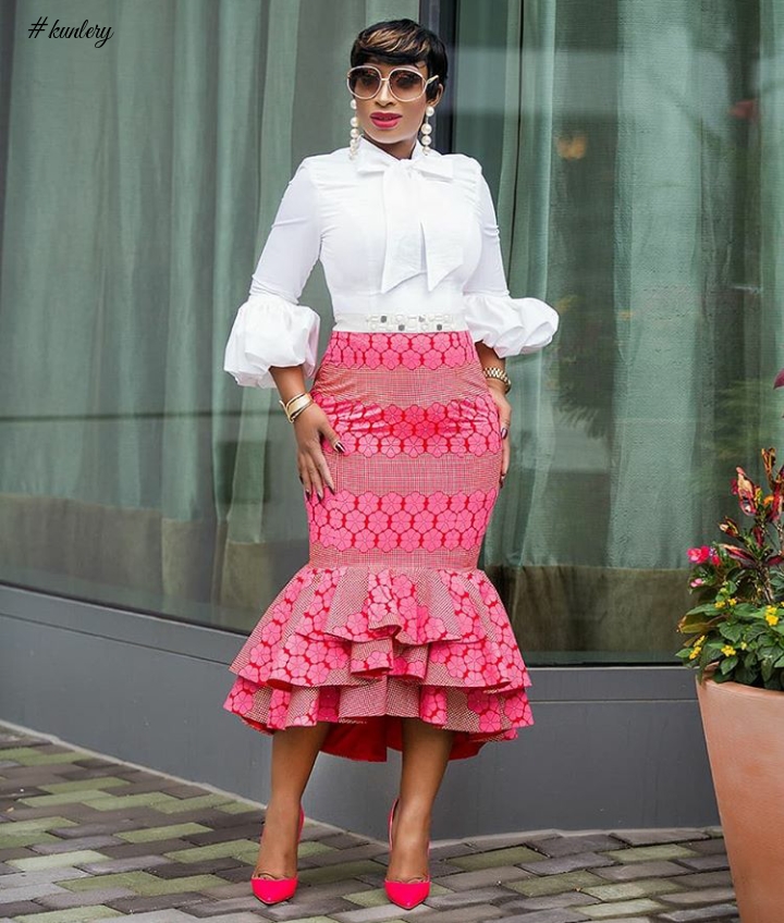 African Print Skirt Styles Inspirations To Try Out Before 2017 Ends