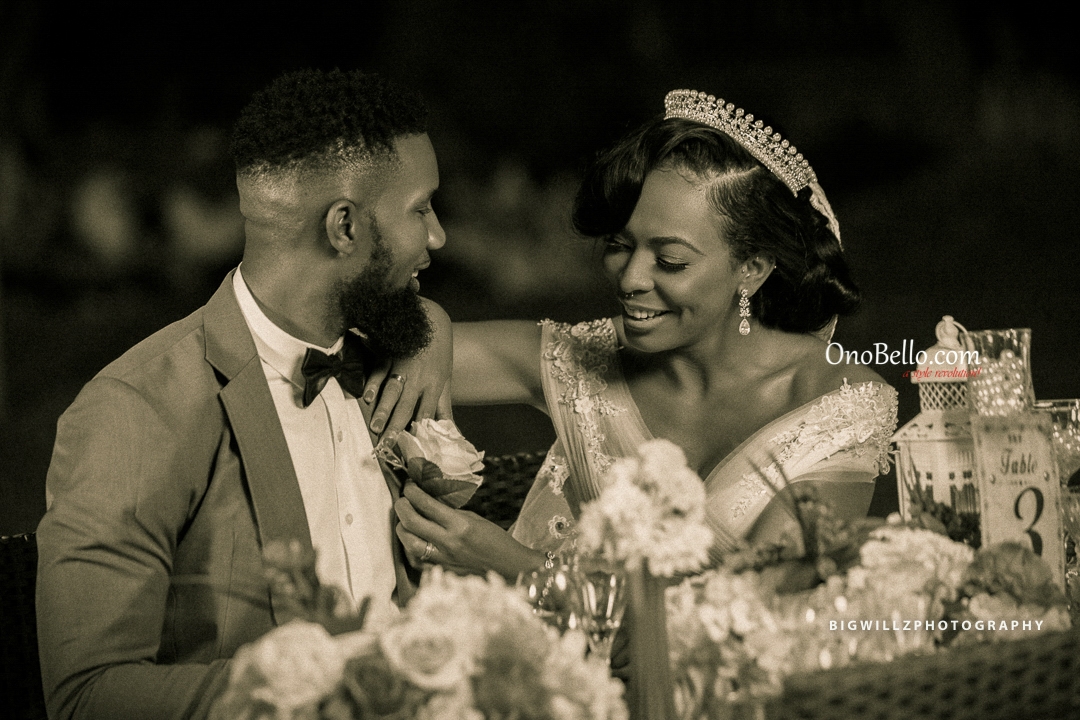 Enchanting! Tboss & DJ TTB Star In This Romantic Vintage After-Dusk Wedding Styled Shoot