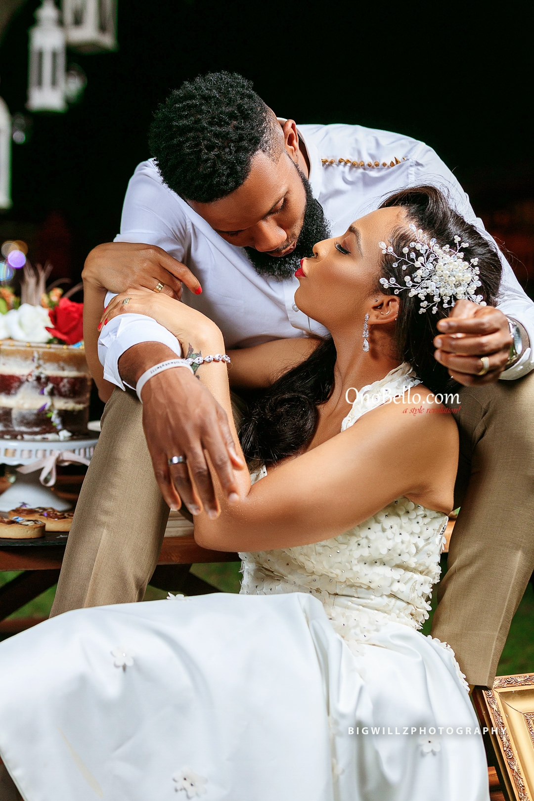 Enchanting! Tboss & DJ TTB Star In This Romantic Vintage After-Dusk Wedding Styled Shoot