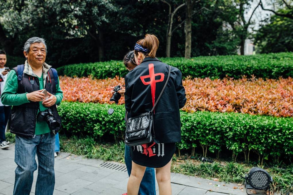 Check Out The Street Style Looks From Shanghai Fashion Week!