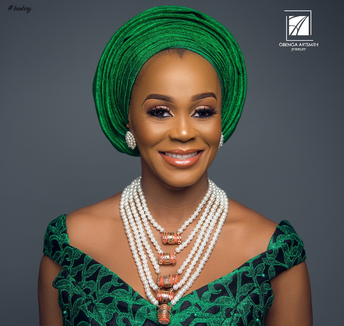 Banke Meshida-Lawal, Funke Bucknor-Obruthe Model Jewelry Brand Gbenga Artsmith “The Jollof Collection”