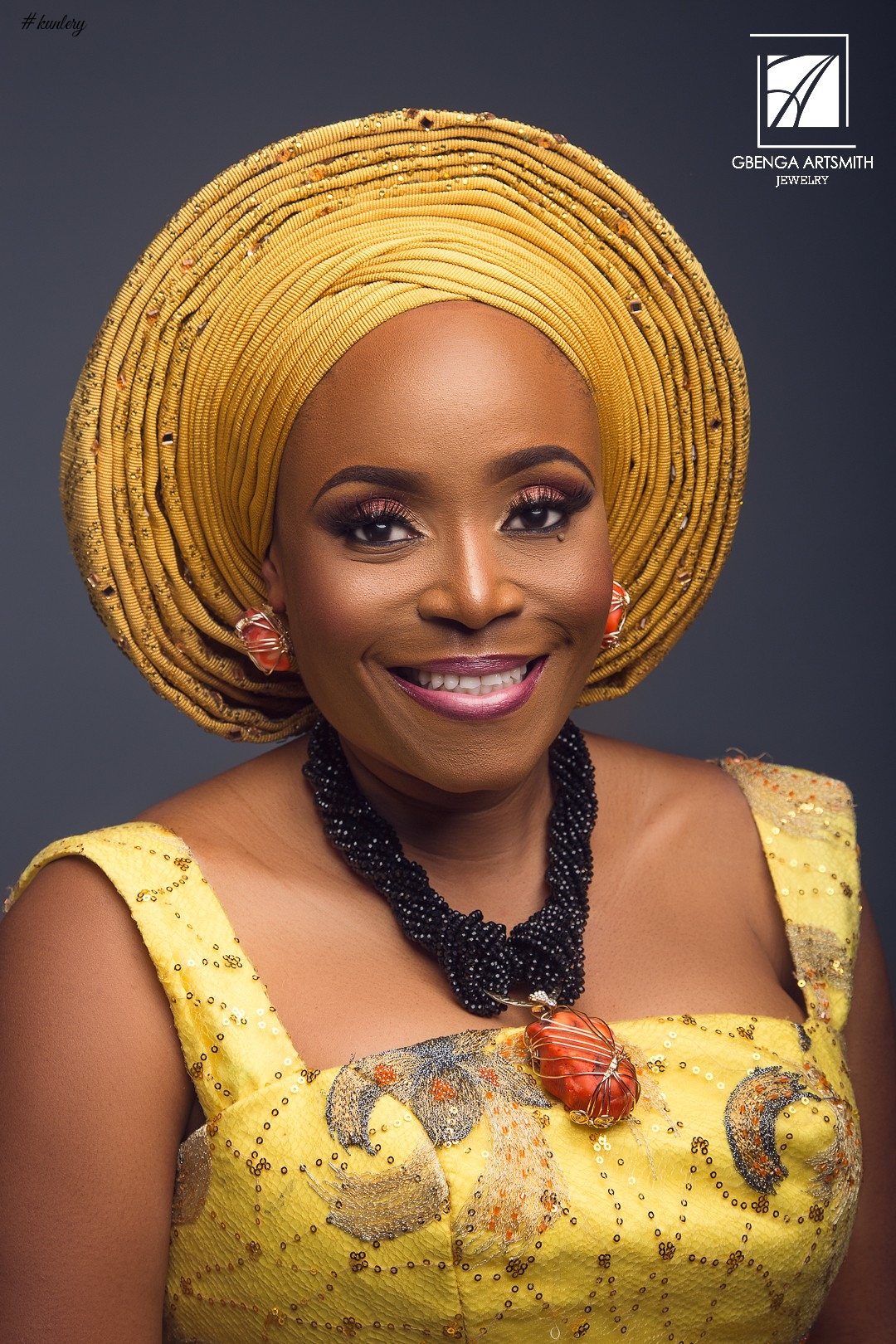 Banke Meshida-Lawal, Funke Bucknor-Obruthe Model Jewelry Brand Gbenga Artsmith “The Jollof Collection”