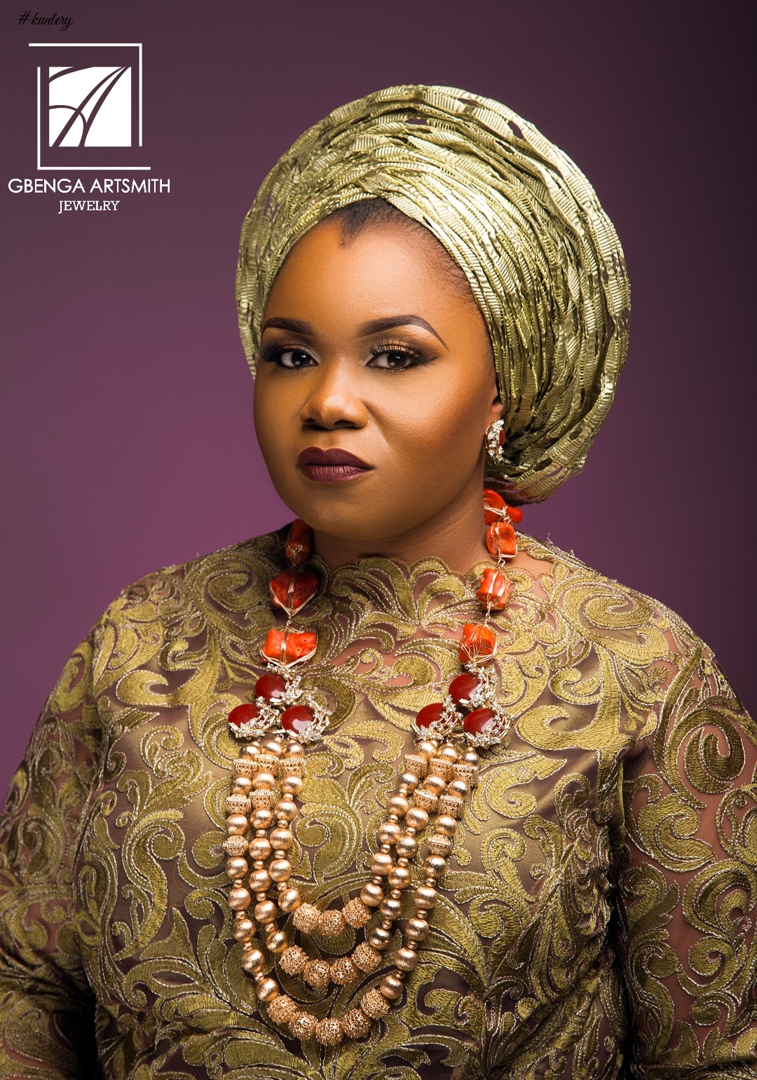 Banke Meshida-Lawal, Funke Bucknor-Obruthe Model Jewelry Brand Gbenga Artsmith “The Jollof Collection”