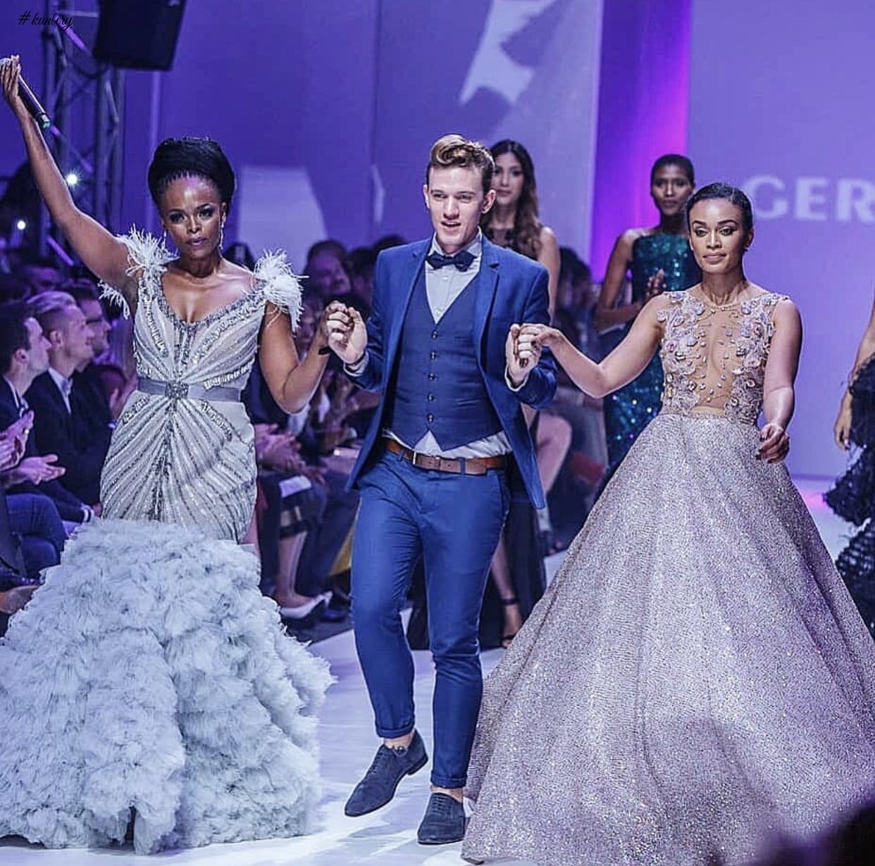 Gert-Johan Coetzee Turns Pearl Thusi & Unathi To ‘SA’s Gorgeous Angel’ At South African Fashion Week 2018