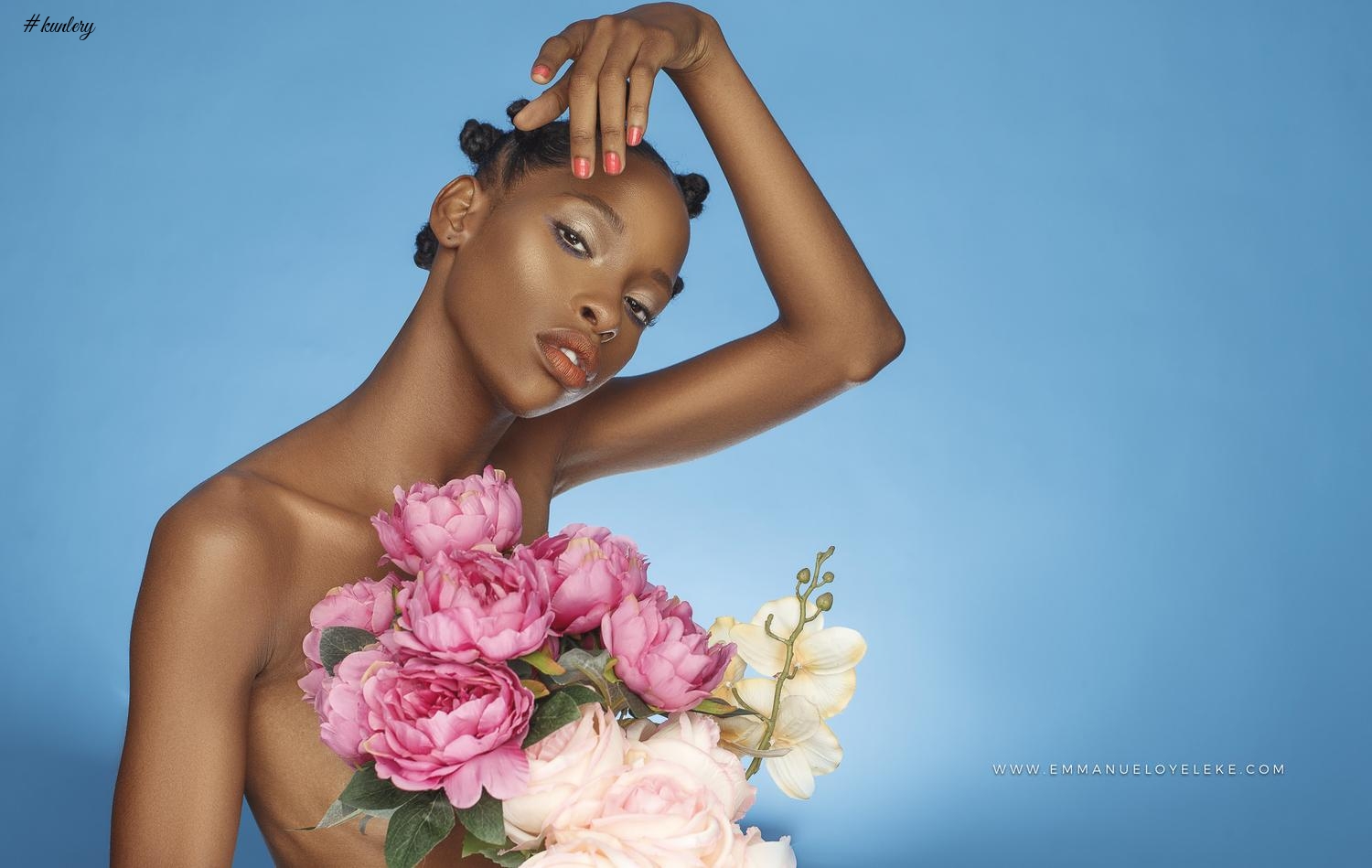 Emmanuel Oyeleke’s Blooming Beauty Shoot Is Everything You Need To See