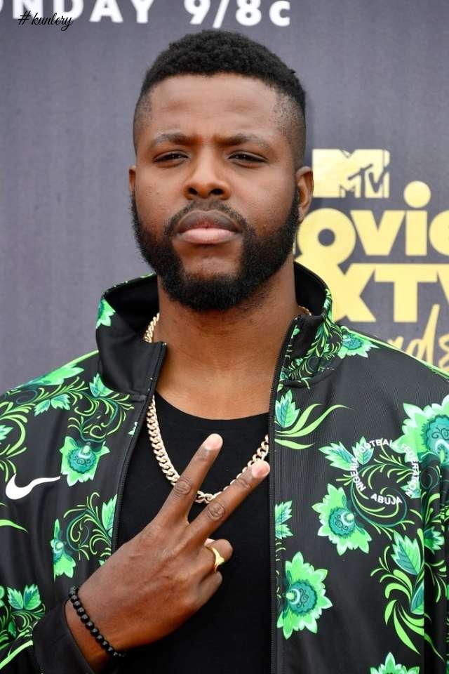 ‘Black Panther’ Actor Winston Duke Reps Niaja At The 2018 MTV Movie & TV Awards