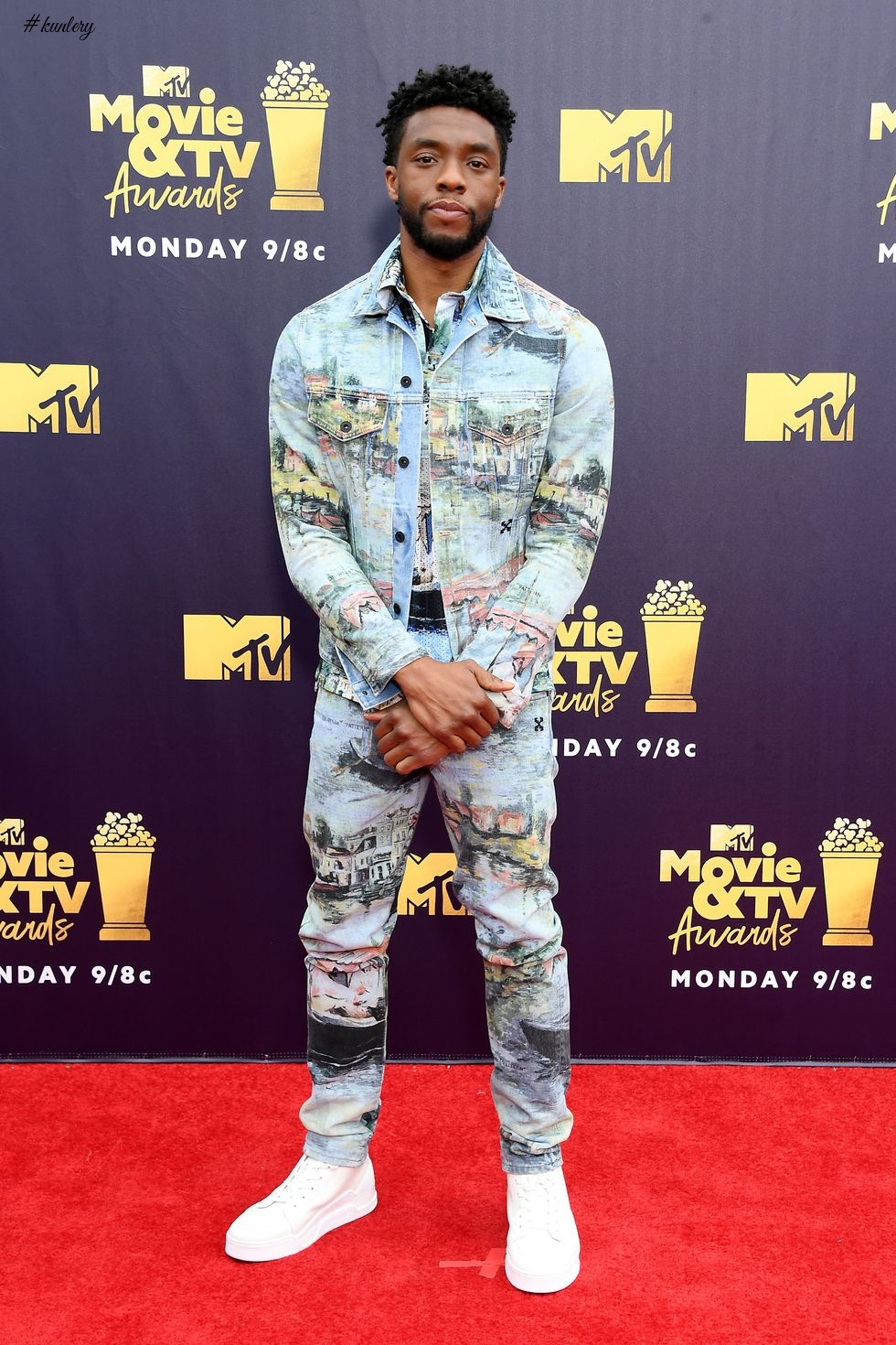 Red Carpet Glam! Yara Shahidi, Chadwick Boseman, At The 2018 MTV Movie & TV Awards