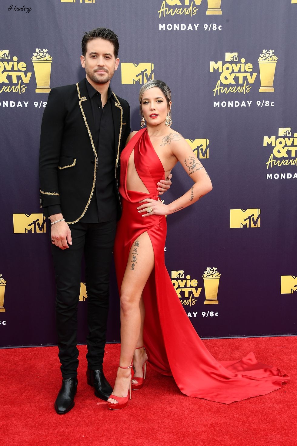 Red Carpet Glam! Yara Shahidi, Chadwick Boseman, At The 2018 MTV Movie & TV Awards