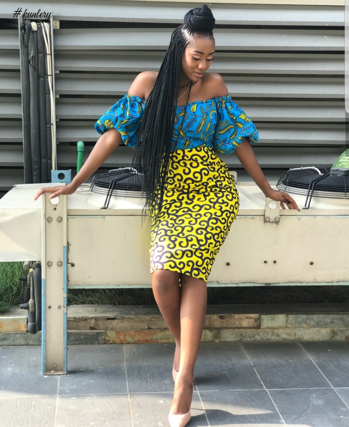 Radio Personality Regina Van Helvert Is Extremely Alluring In Spaghetti African Print