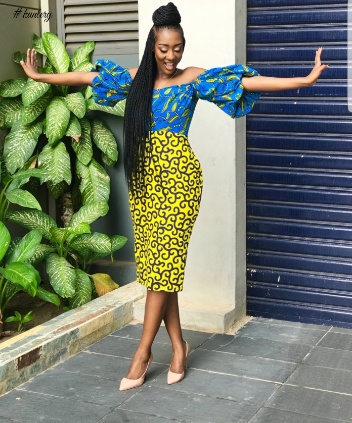 Radio Personality Regina Van Helvert Is Extremely Alluring In Spaghetti African Print