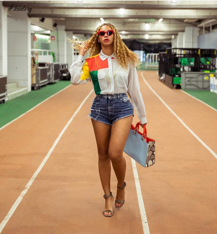 Beyonce Is Not Pausing On Being A Queen Of Style; See What She Did To Barcelona