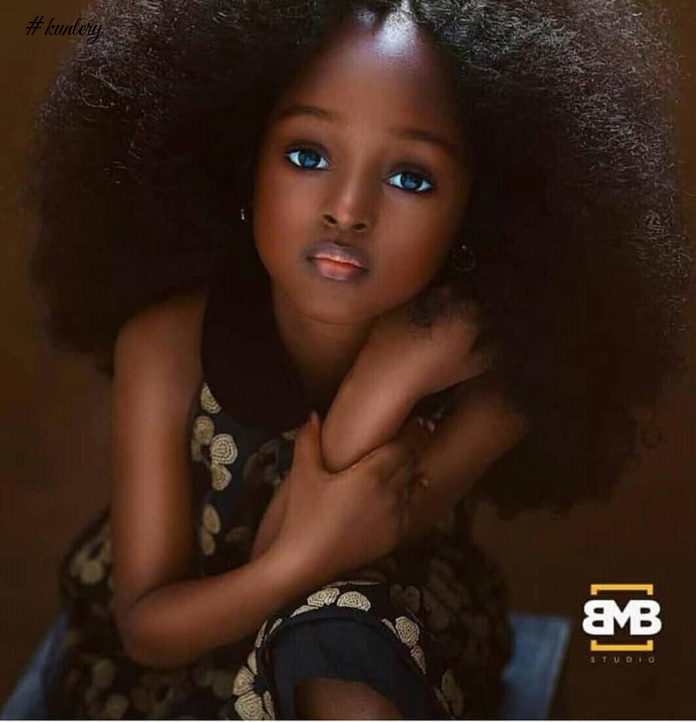 This Nigerian Toddler Just Broke The Net With Supreme Beauty Pics That Will Make You Go ‘Awwww’