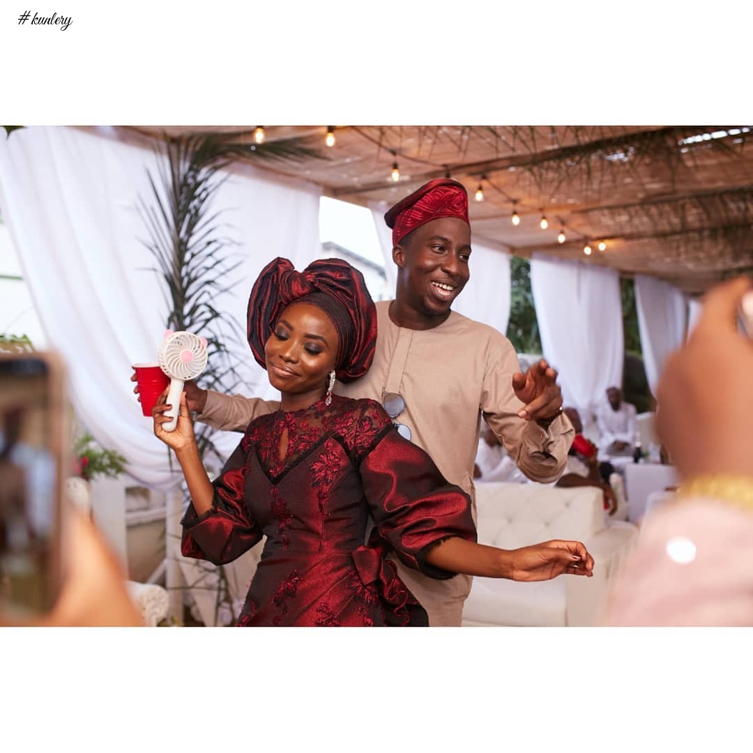 See Stunning Photos From PR Guru Bidemi Zakariyau And Adebayo Akande’s Introduction Ceremony