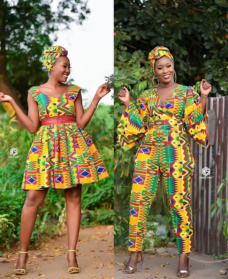 Check Out This Fabulous Kente Print Editorial By New Ghanaian Fashion Brand Miraapi Couture