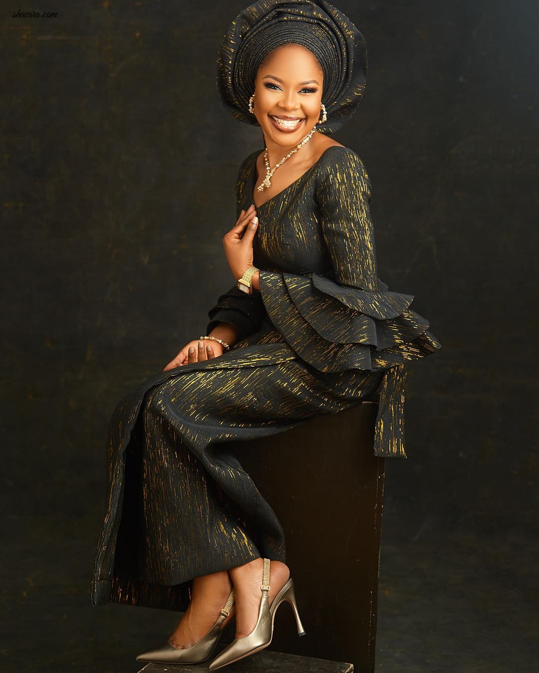 Fabric Entrepreneur, Abimbola Ipaye’s Latest Birthday Shoot Is The Definition Of Regal Beauty