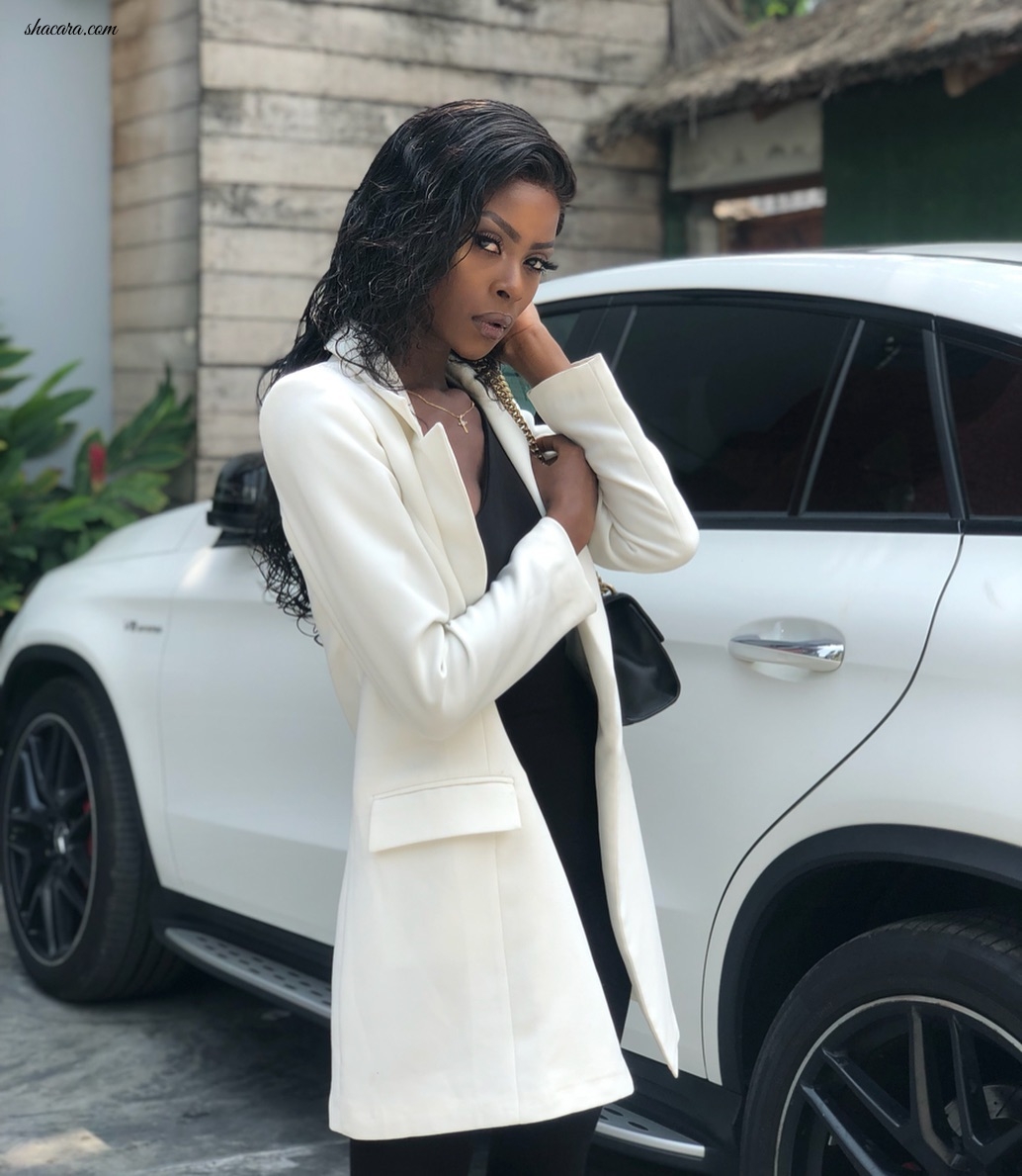 Steal BBNaija’s Khloe’s Crazy-Chic Business Casual Look