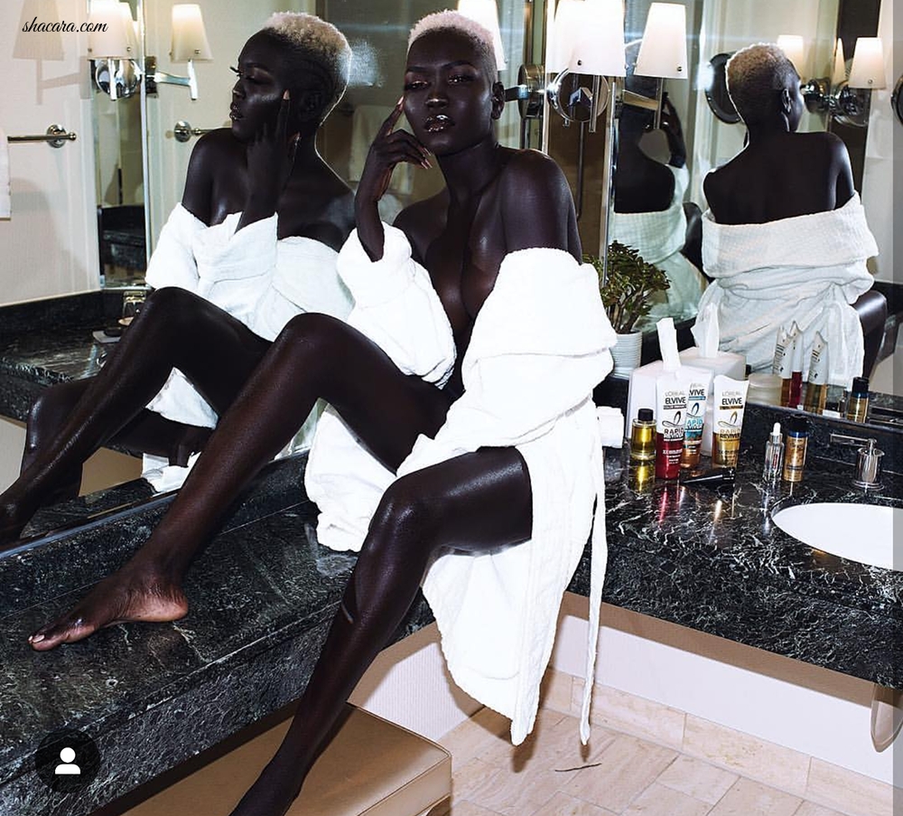 Darkie Queen Nyakim Served The Most Tasteful Valentines Images Putting All Her Melanin On Blast