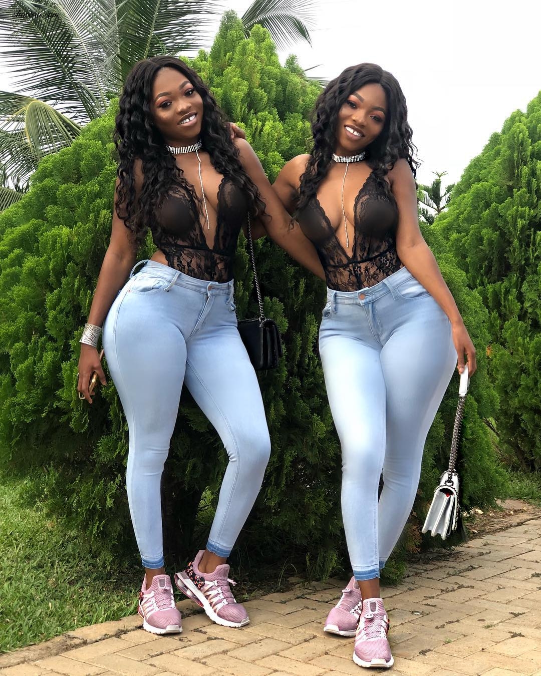 For The Love Of Twinning!! Check Out Ghanaian Hotties Lorie & Laurah K’s Hottest Looks