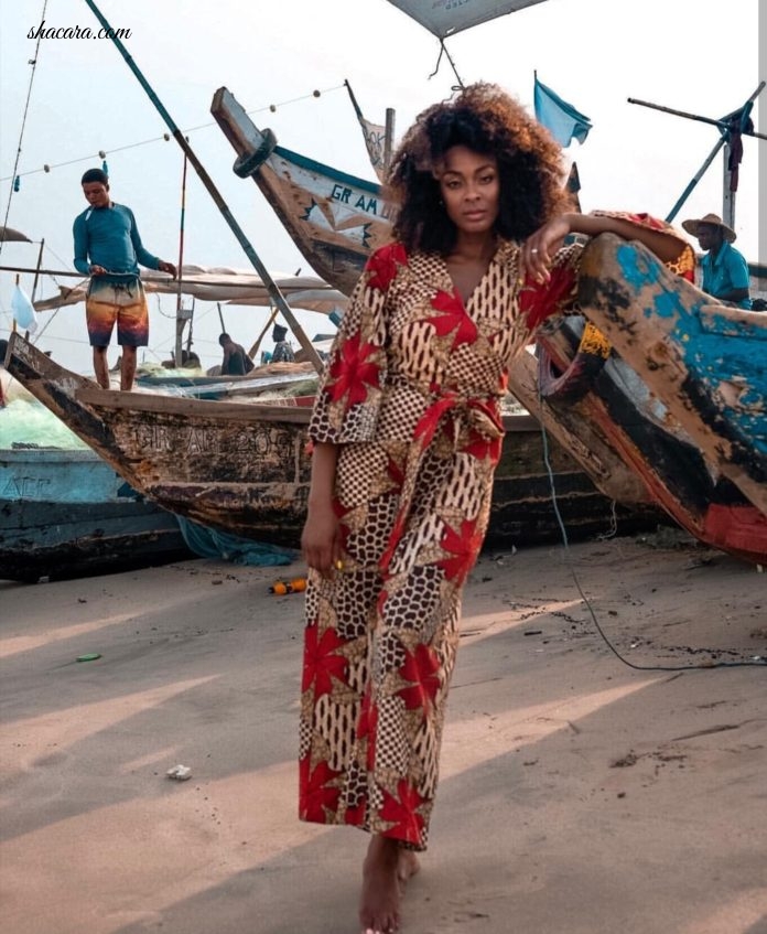 European Style Influencer Maureen Powel Live Her Best Life In Print Style During Her Ghana Trip