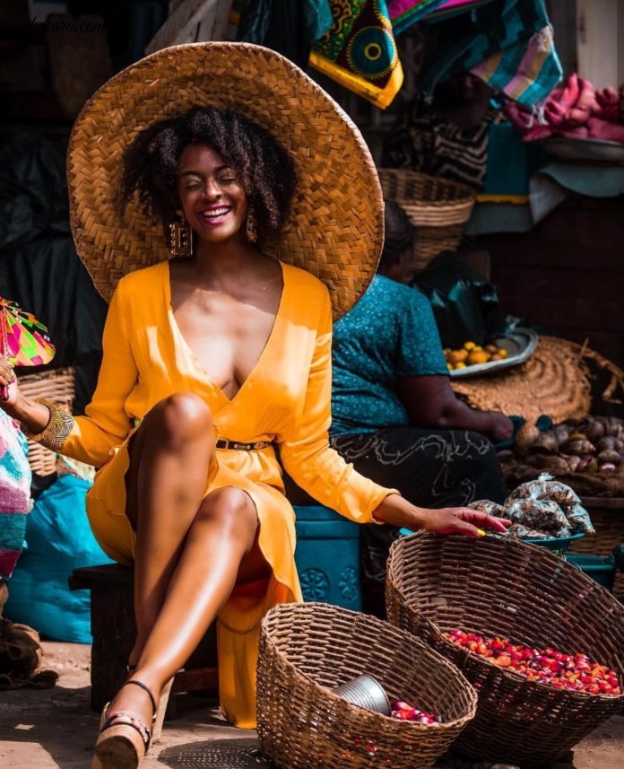 European Style Influencer Maureen Powel Live Her Best Life In Print Style During Her Ghana Trip