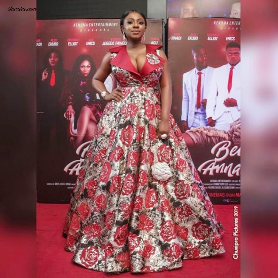 Hot Mom! Check Out Yvonne Jegede’s Fairytale Look At The Premiere Of Being Annabel