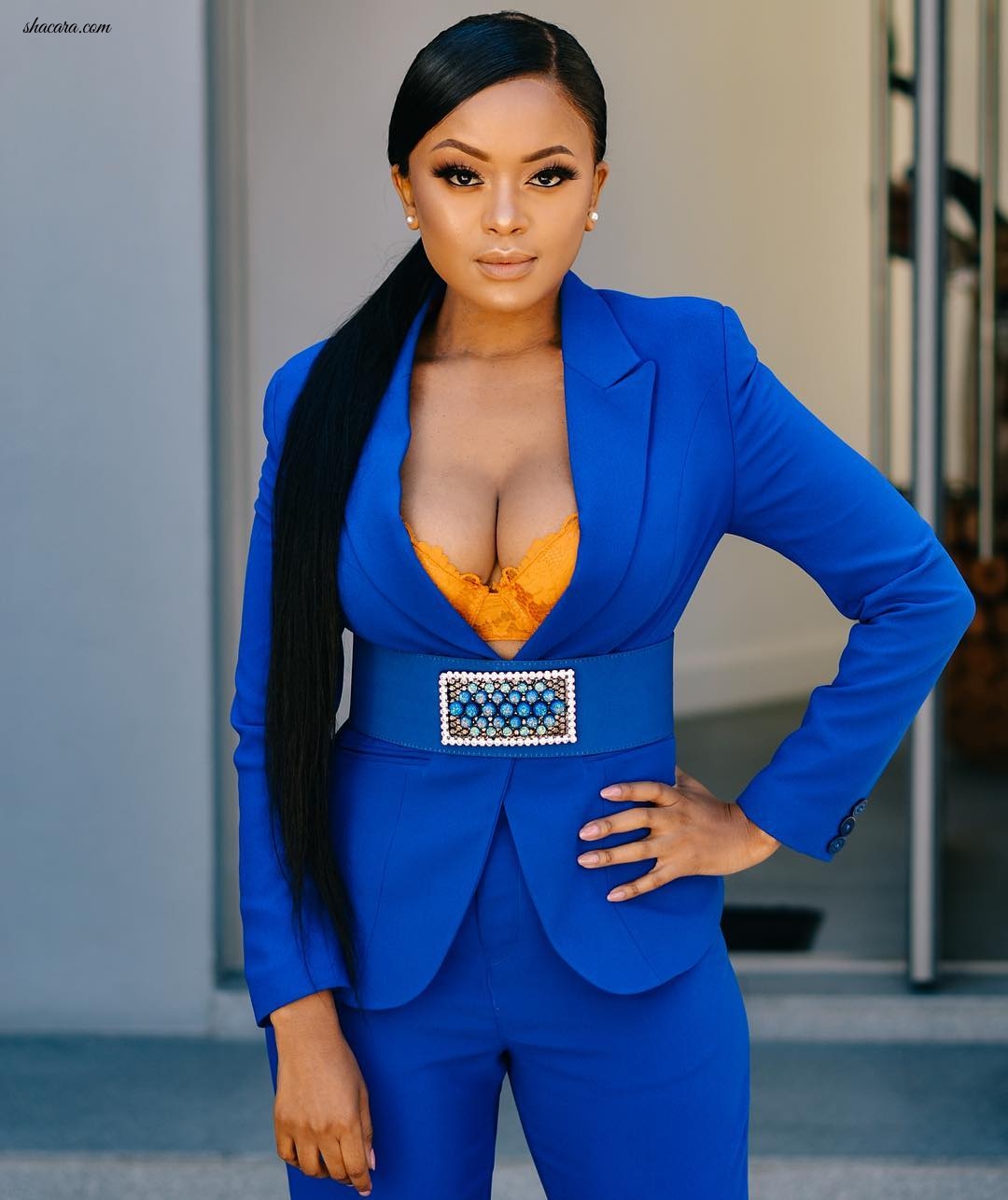 Lerato Kganyago Brings Glam To The Streets In This Gert Johan Coetzee Suit