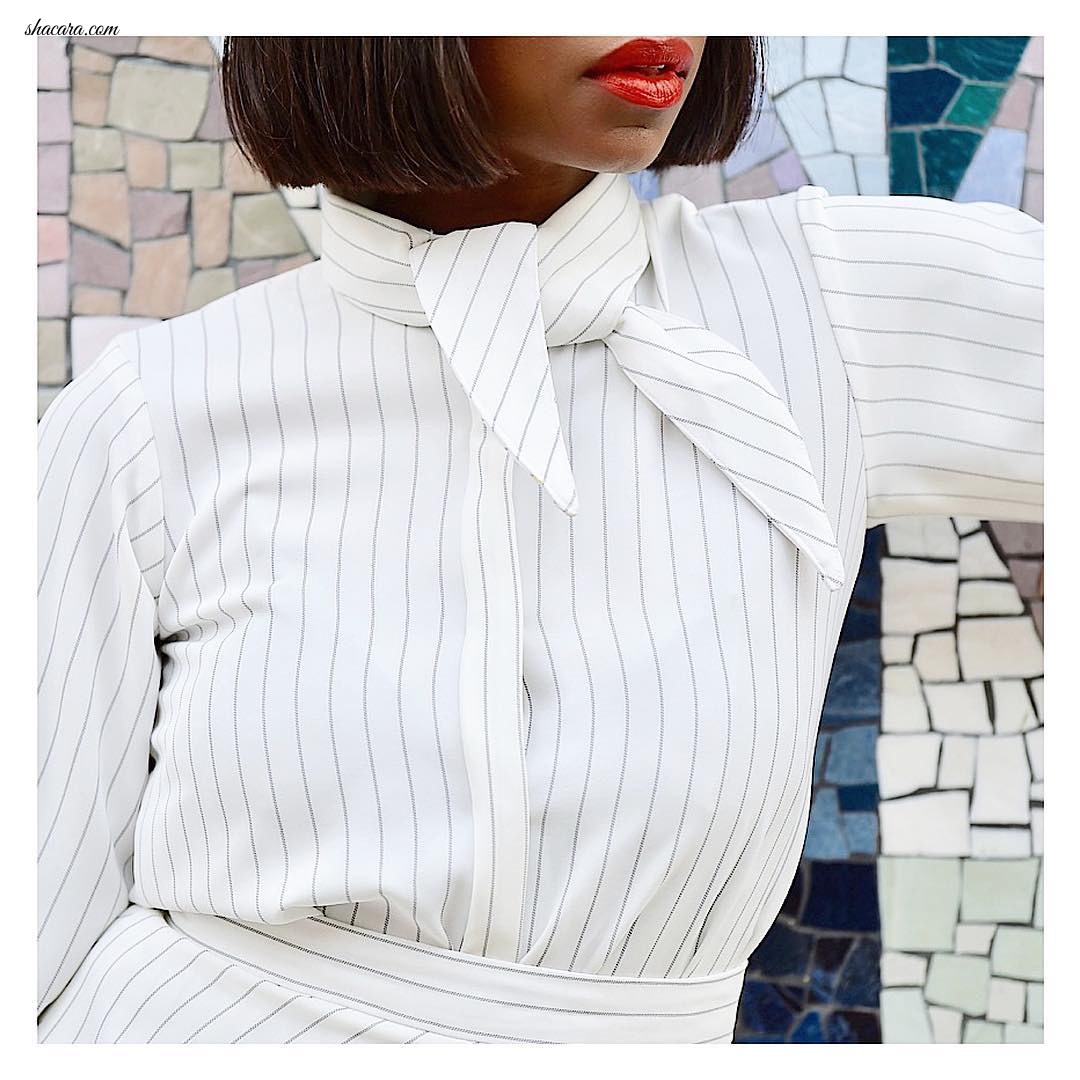 Sade Akinosho’s Spring-Inspired Candy Stripe Set