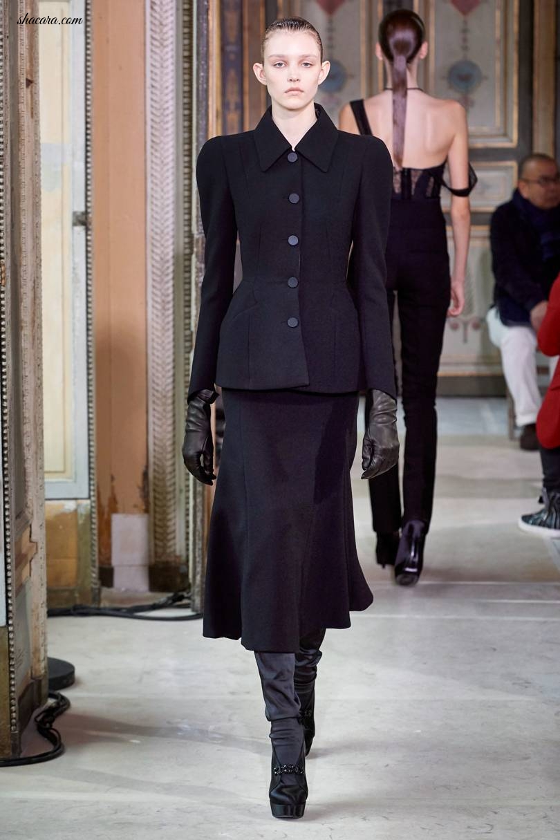 #SuzyPFW: Yohji Yamamoto And Olivier Theyskens Go Back To Black