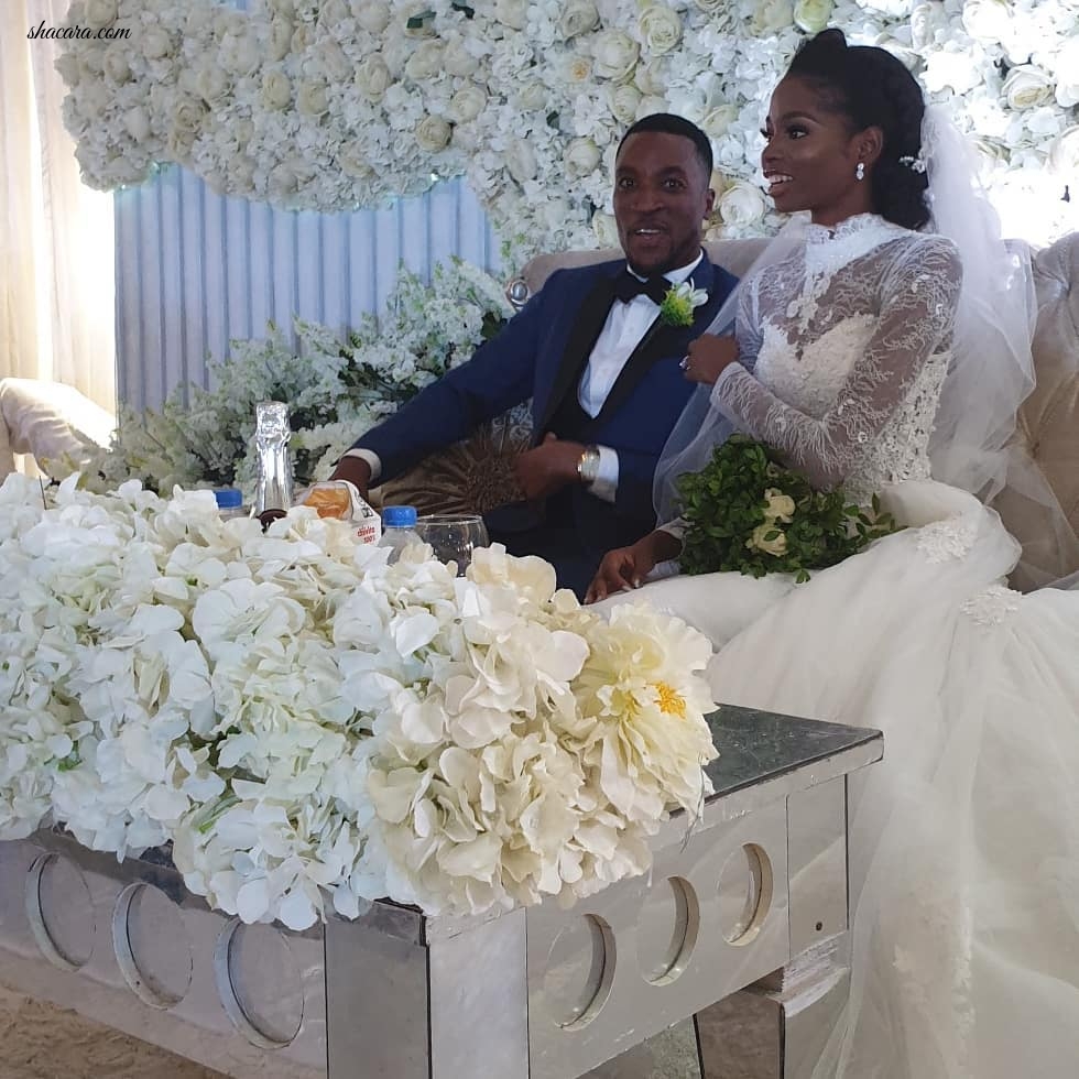 First Photos From Akah Nnani & Claire Idera’s Traditional Engagement & White Wedding