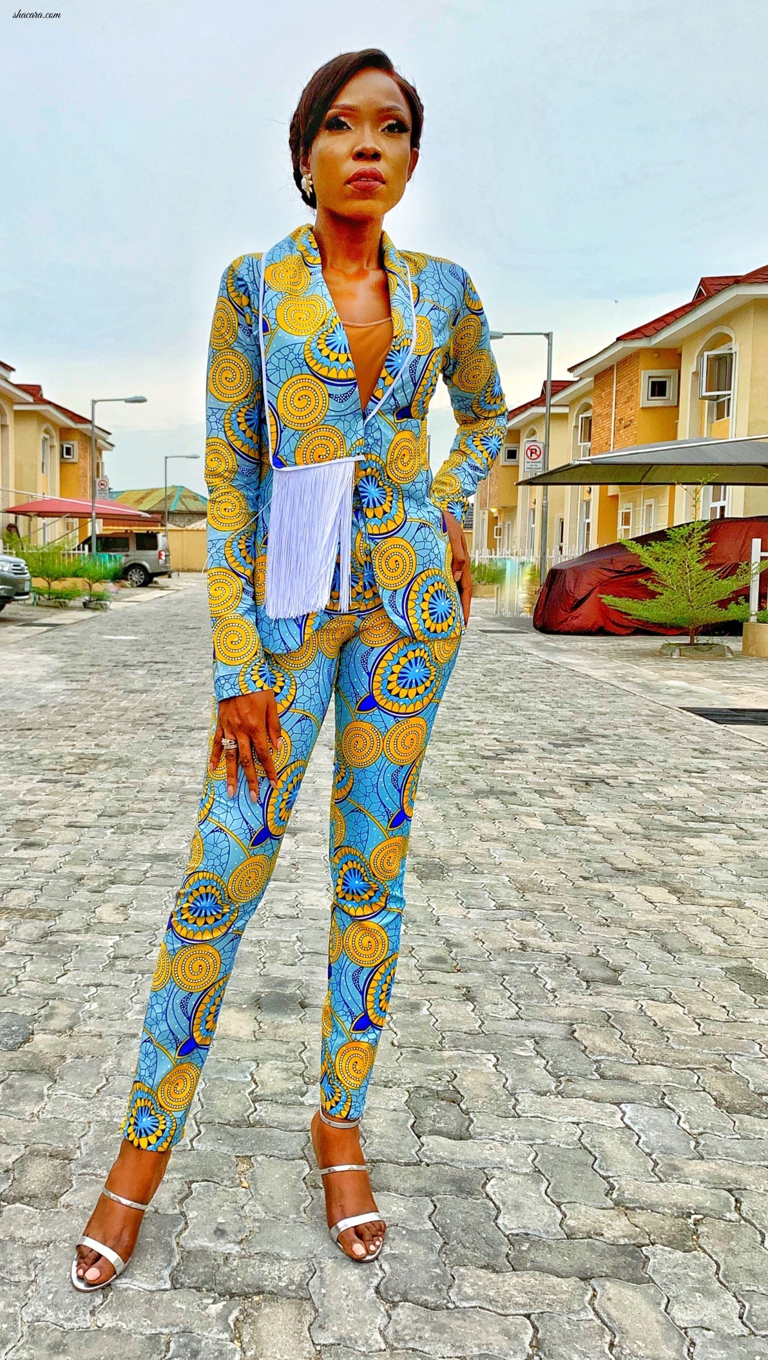 Lala Akindoju’s Ankara Power Suit