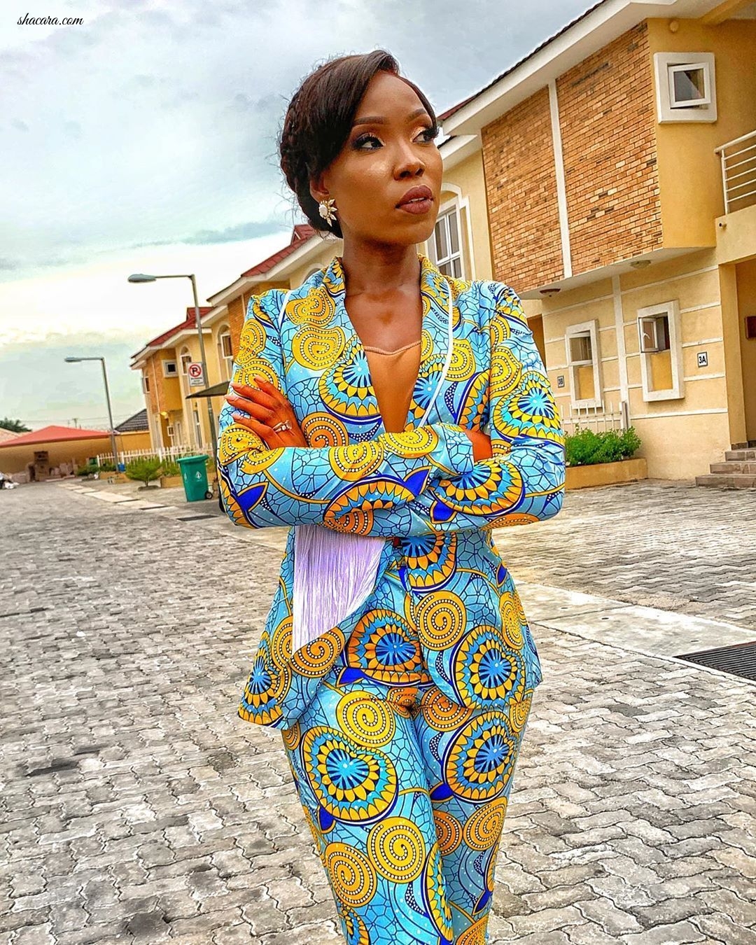 Lala Akindoju’s Ankara Power Suit