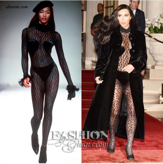 Naomi Campbell Vs Kim Kardashian? See 5 Times The 2 Have Clashed Clothes & Let Us Know Who Wore Them Best!