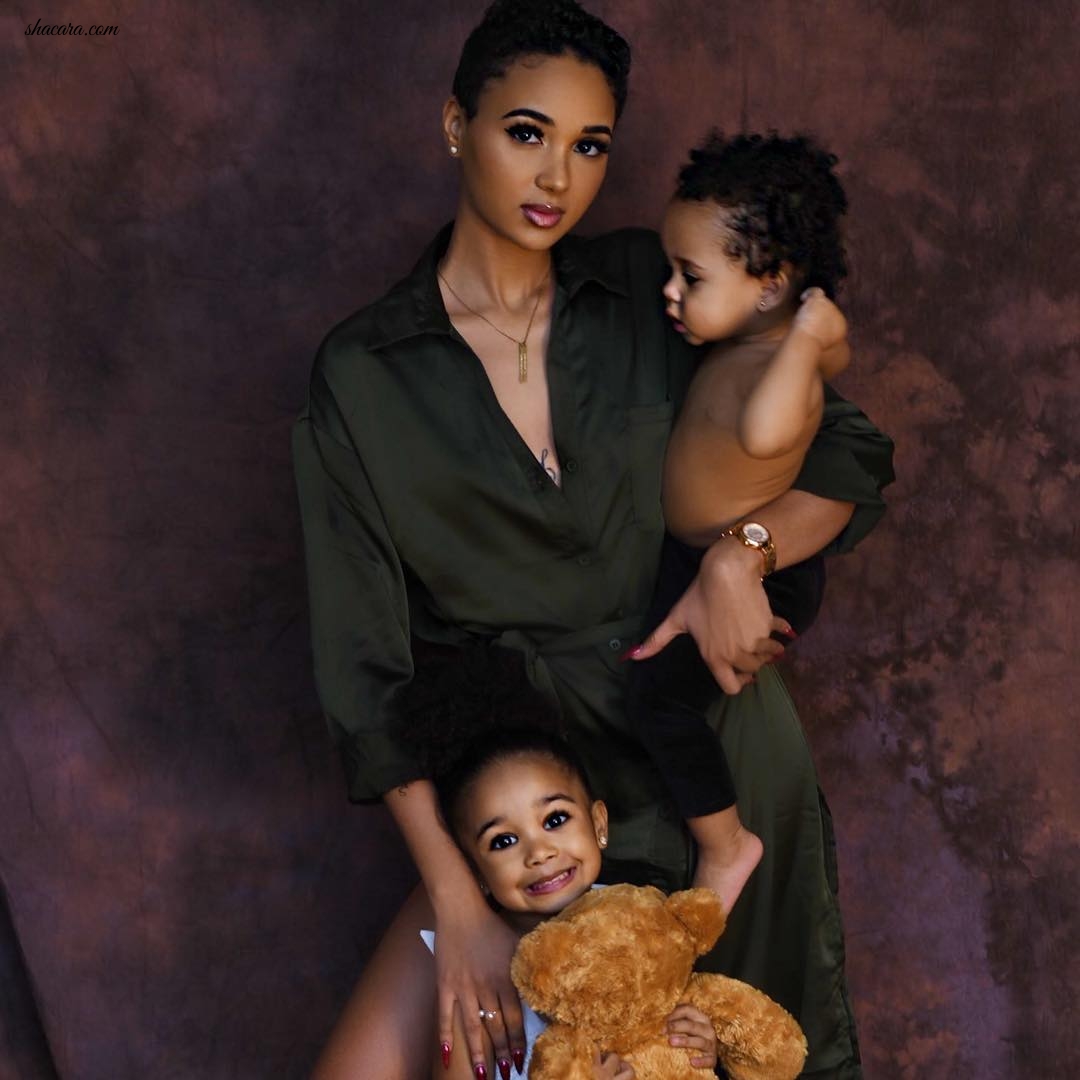 Ivorian Singer & Influencer Drea Is Serving Us Some ‘NOT FAIR’ Mother Goals; Where Did Those Babies Even Come From?