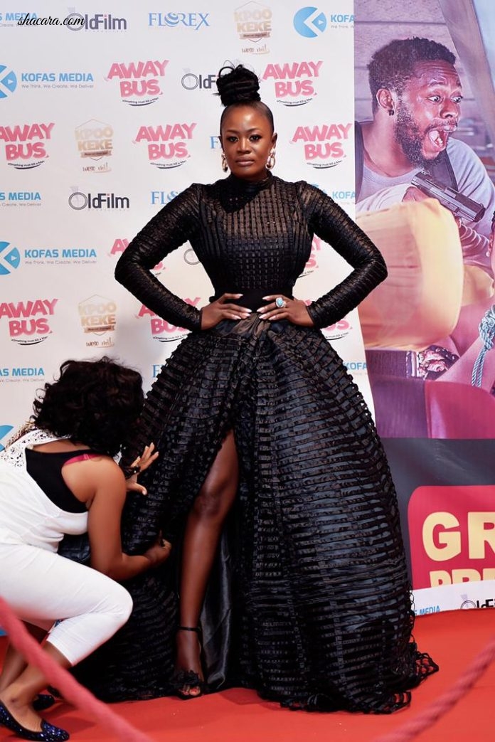 Nana Akua Addo Took The ‘Death Of Jesus’ To The Away Bus Premier Is Extreme Style