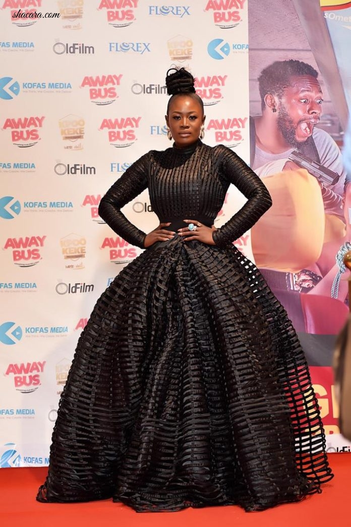 Nana Akua Addo Took The ‘Death Of Jesus’ To The Away Bus Premier Is Extreme Style