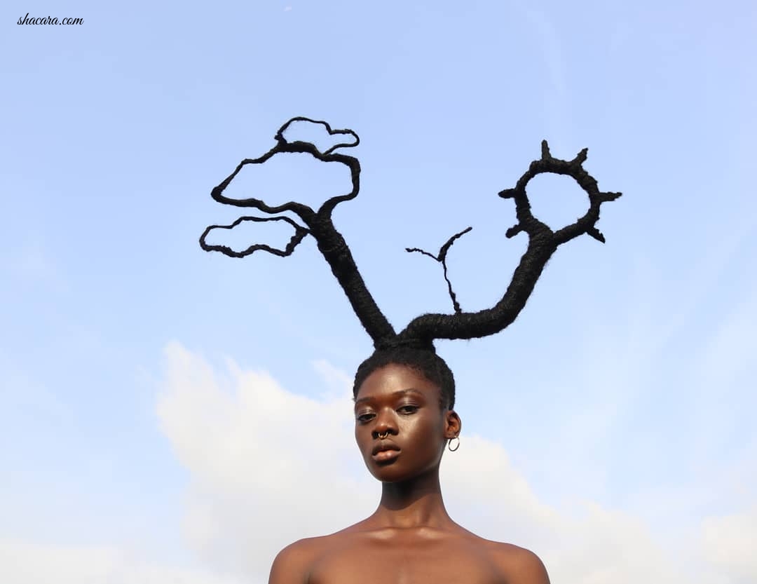 This Extremely Beautiful Ivorian, Laetitia, Amaze The World With Hair Tremendous Art