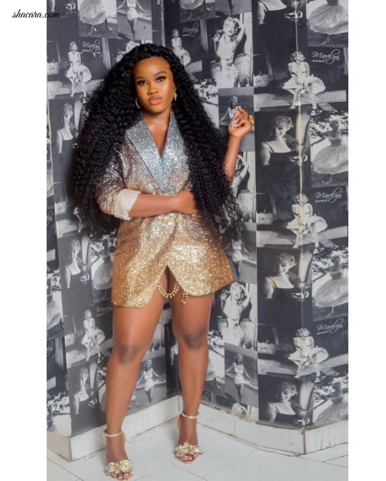 Cee-C Was Decked In Glitter To Bambam’s Lingerie Birthday Party