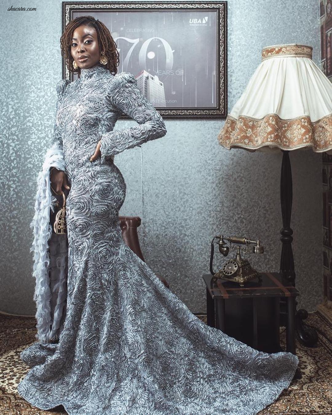 Folu Storms Pulled Out All The Stops At The 2019 #UBACEOAwards In This Platinum Dress