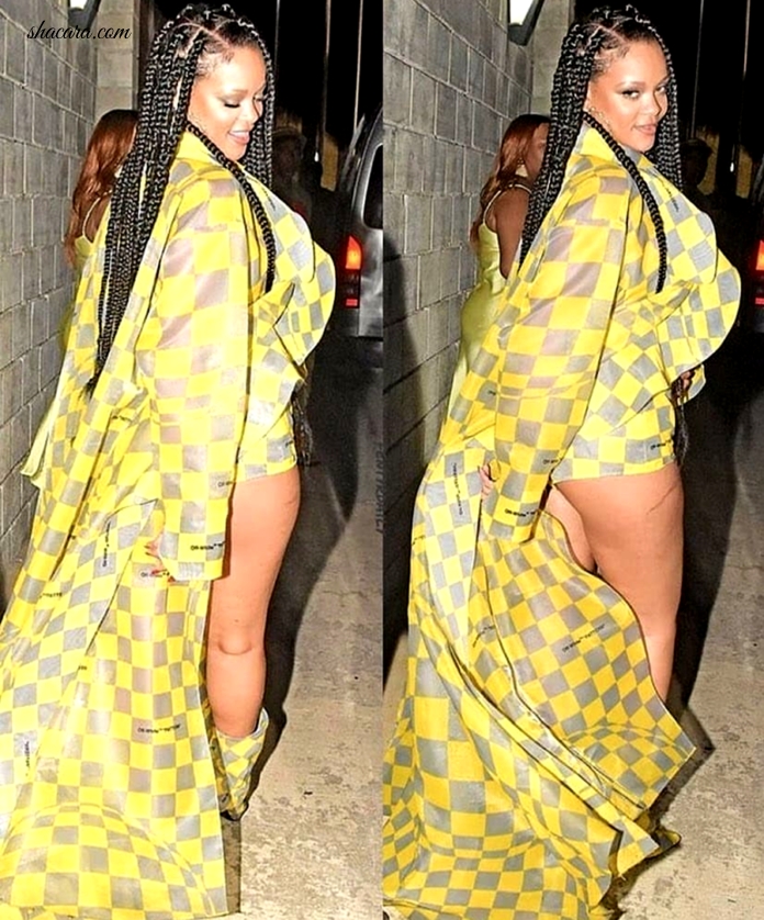 Rihanna Drops A Style Bomb As She Hangs Out In Barbados With Buju Banton & The Prime Minister