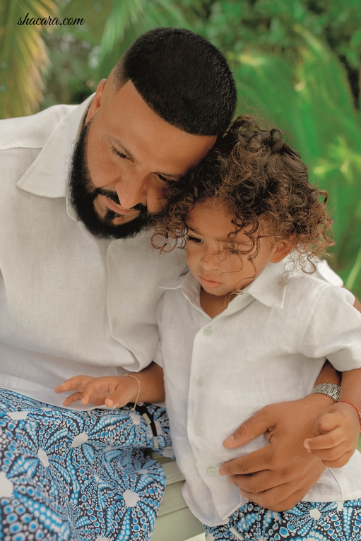 Father-Son Goals! DJ Khaled & Asahd Are Cute On The Cover Of GQ Middle East