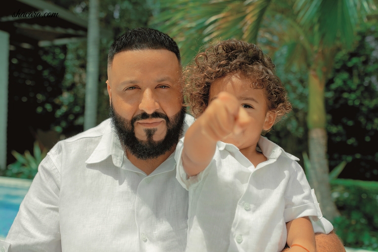 Father-Son Goals! DJ Khaled & Asahd Are Cute On The Cover Of GQ Middle East