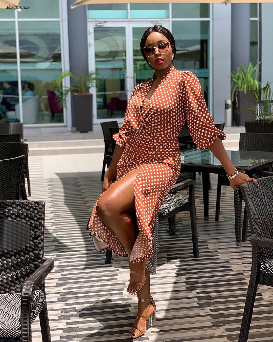 Who Wore It Better? Alex Unusual & Bambam Both Sporting The Polka Dot Trend