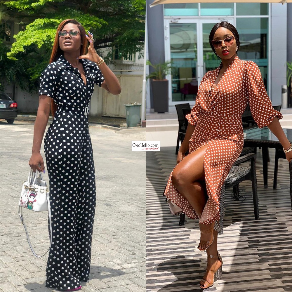 Who Wore It Better? Alex Unusual & Bambam Both Sporting The Polka Dot Trend