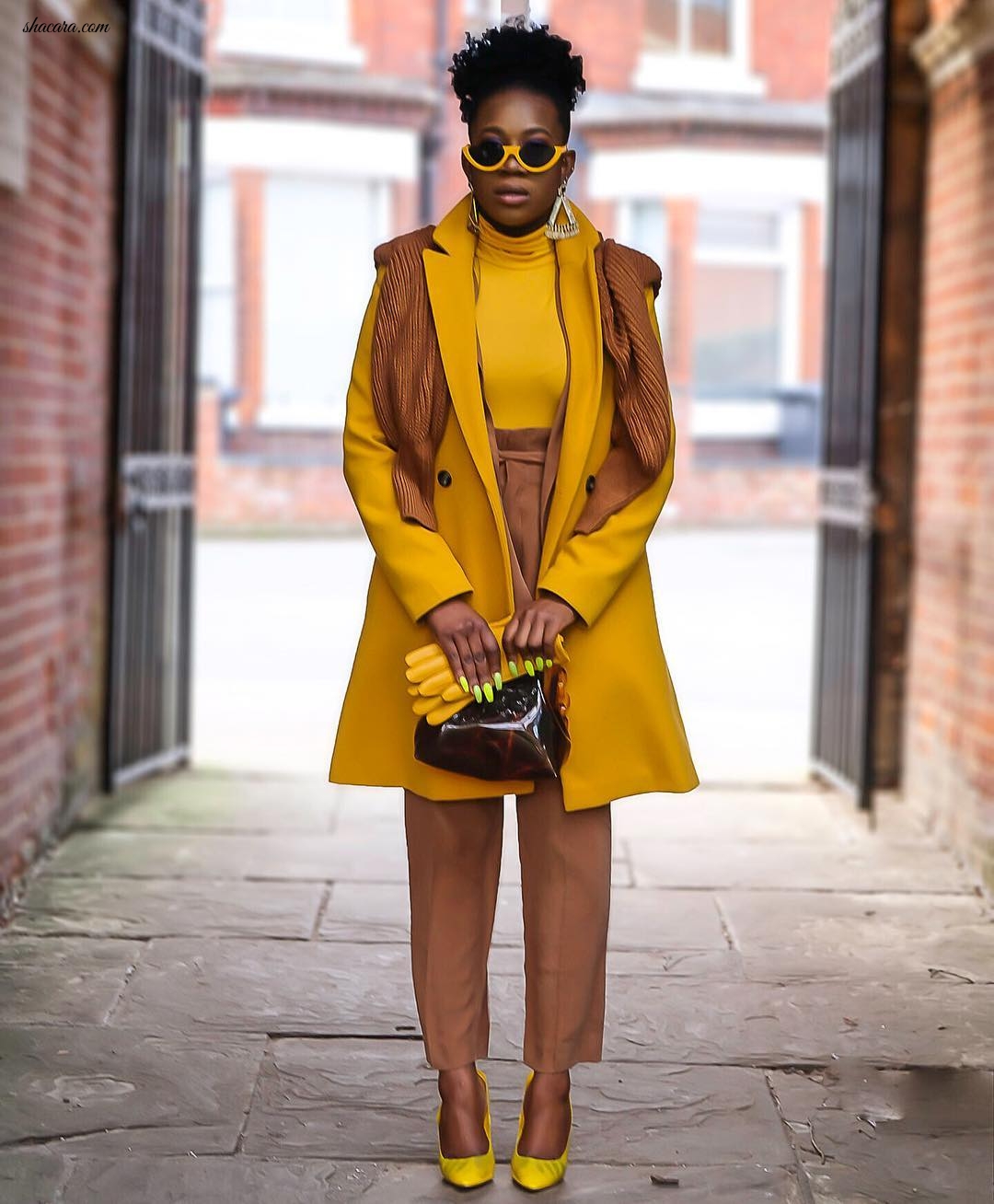 Meet The Nigerian Style Girl That Serves Multiple Looks In One Colour Each Week